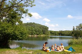 Natural bathing spot in the Lobau