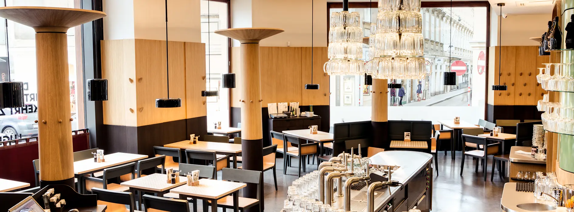 Ресторан Lugeck Figlmüller, вид изнутри