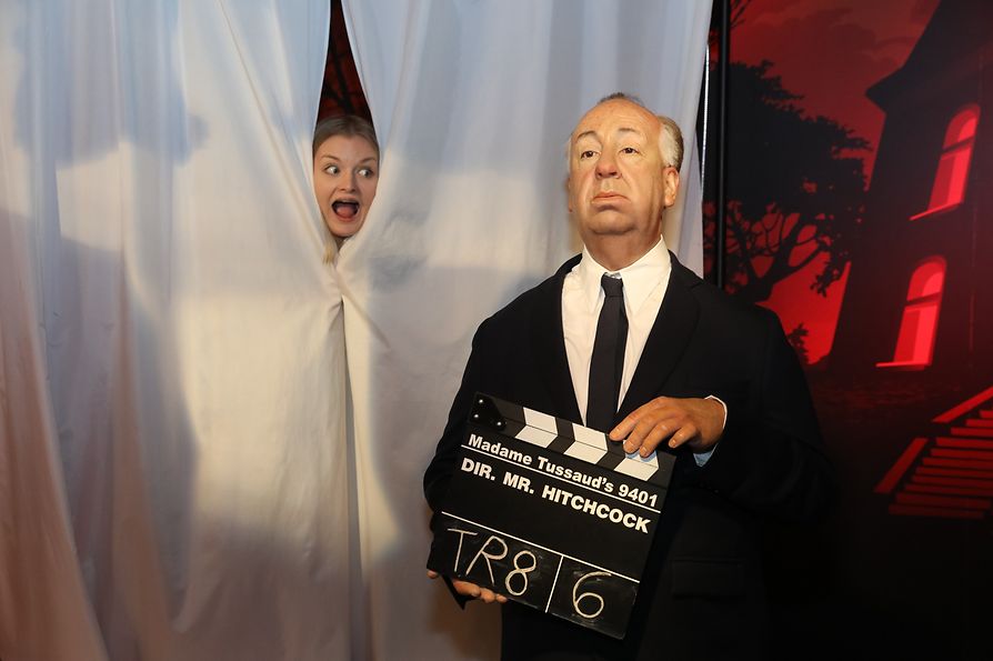 Alfred Hitchcock bei Madame Tussauds