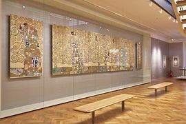 Neun Klimt-Bilder für die Ausführung eines Frieses für das Speisezimmer des Palais Stoclet in Brüssel