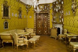 Комната из дворца Дубски в музейной экспозиции Музея прикладного искусства