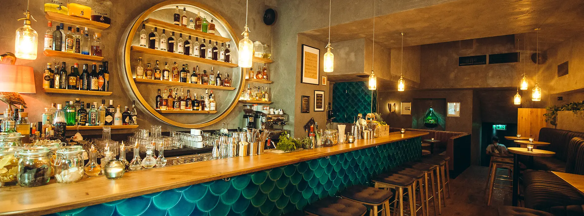 Moby Dick, interior view, bar