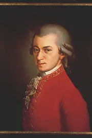 W. A. Mozart, painting by Barbara Krafft