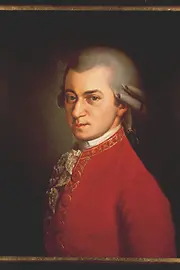 W. A. Mozart, painting by Barbara Krafft