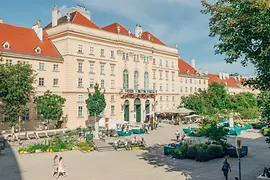 MuseumsQuartier, central courtyard 