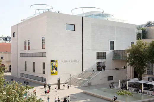 MuseumsQuartier, Leopold Museum, exterior shot