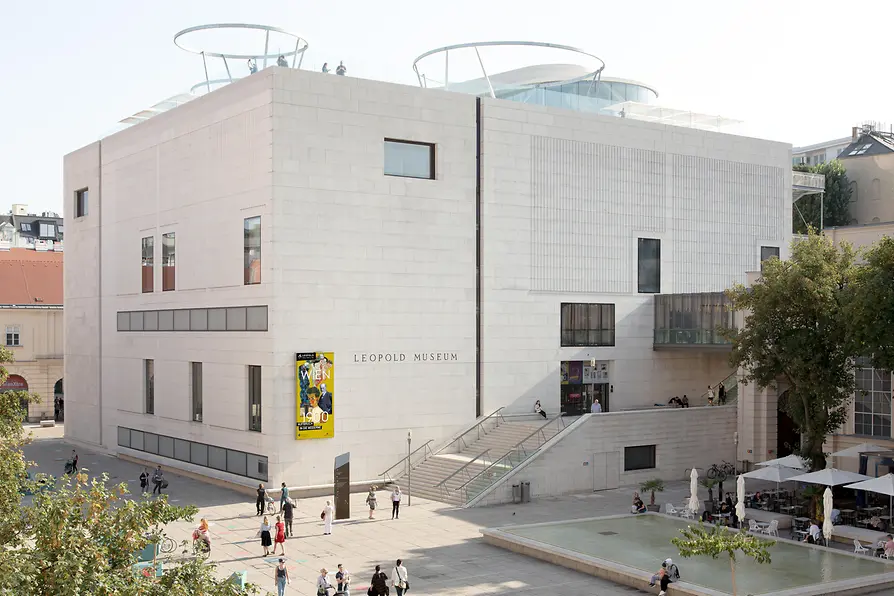 MuseumsQuartier, Leopold Museum, exterior shot
