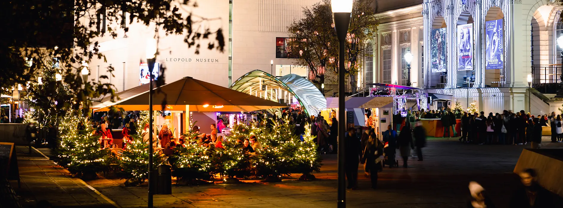 Winter in the MuseumsQuartier 