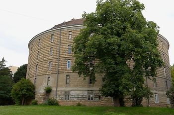 Exterior view of the Narrenturm (Fools' Tower)