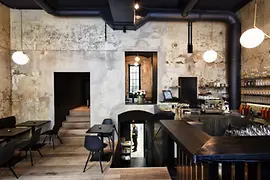 O Boufés, Bistronomy, Konstantin Filippou, interior view