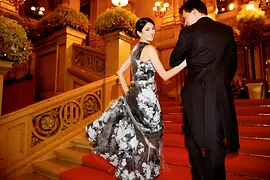 Couple au Bal de l'Opéra de Vienne