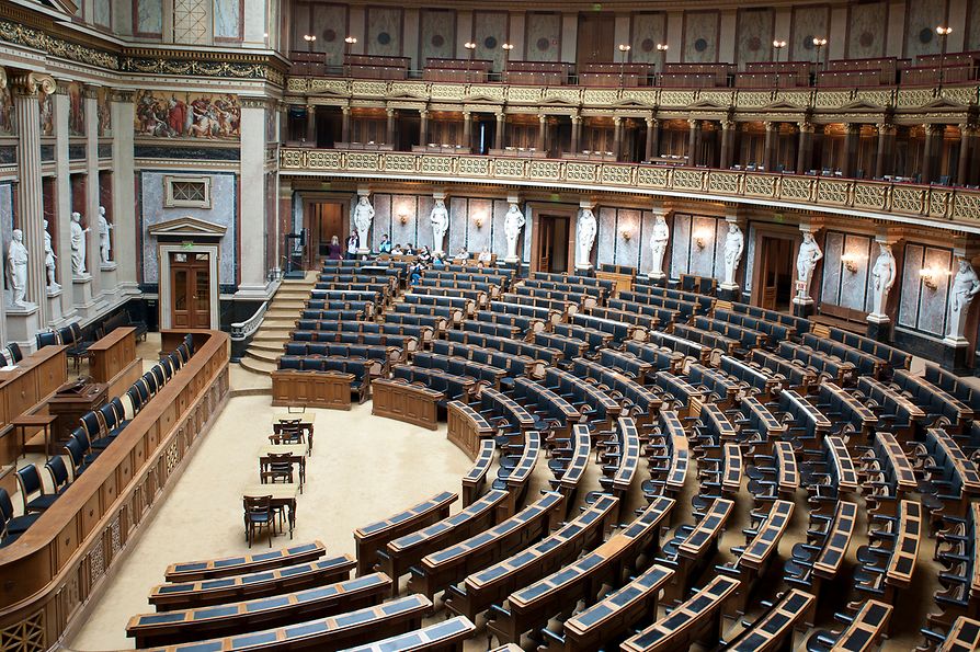 Sala Consiliului Reichsrat din Parlament