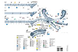 Vienna Airport, Map