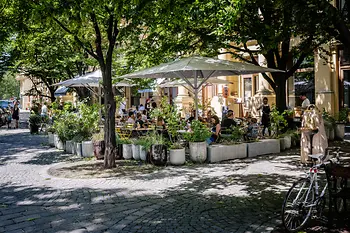 Terraza en la Praterstraße 