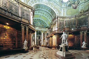 Парадный зал Австрийской национальной библиотеки