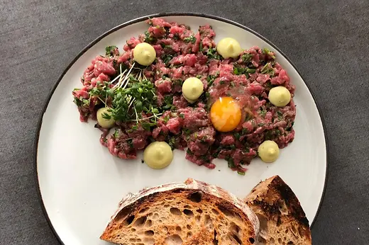 Nourriture sur une assiette