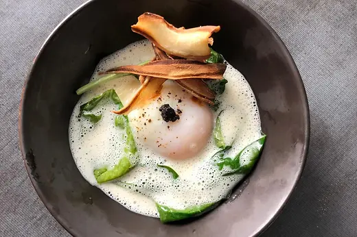 Nourriture sur une assiette