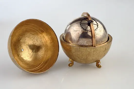 Erd- und Himmelsglobus von Christian Haiden aus dem Jahr 1570