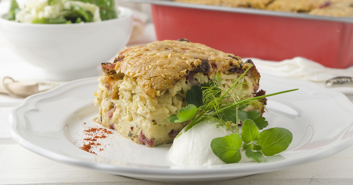 Überbackene Schinkenfleckerl (Gratinated Ham Pasta) - vienna.info