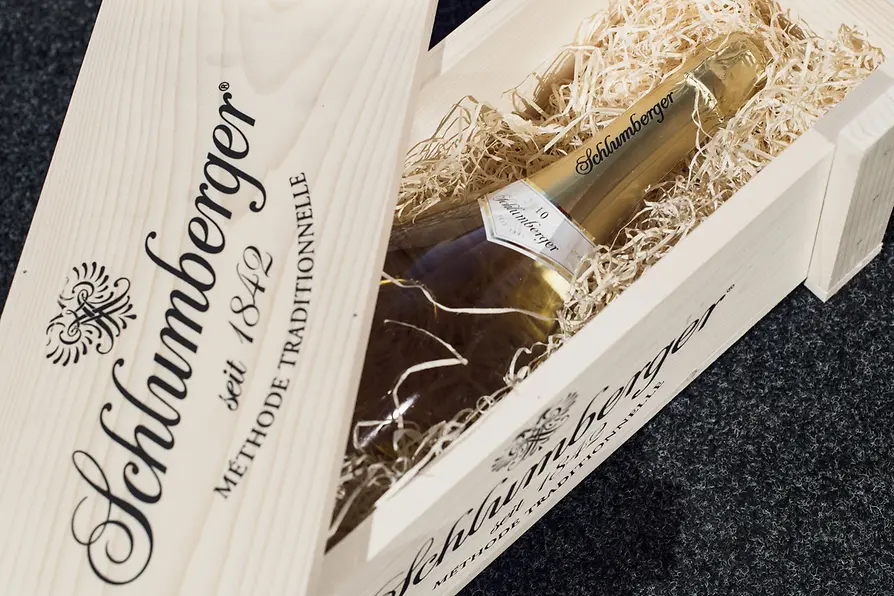 Schlumberger Sekt in edler Verpackung