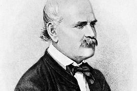 Ritratto inciso su rame di Ignaz Semmelweis