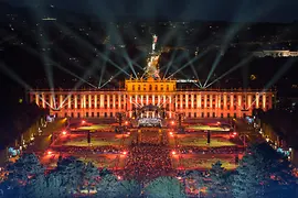 Vienna Philharmonic Summer Night Concert, view from Gloriette