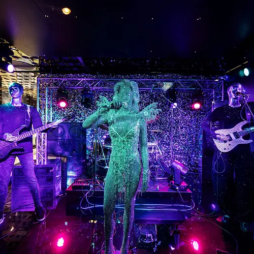 Glass installation by Swarovski