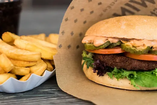 Veganer Burger