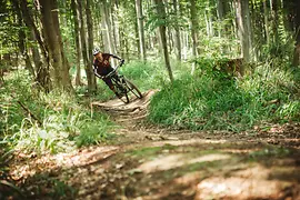 Un ciclista al momento della partenza