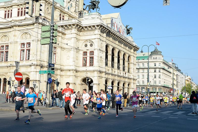 Gara dei bambini alla Vienna City Marathon