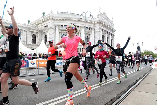 Finish line at the Burgtheater