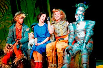 Musical "Der Zauberer von Oz", Vogelscheuche, Blechmann, Löwe