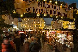 Old Viennese Christmas Market on Freyung