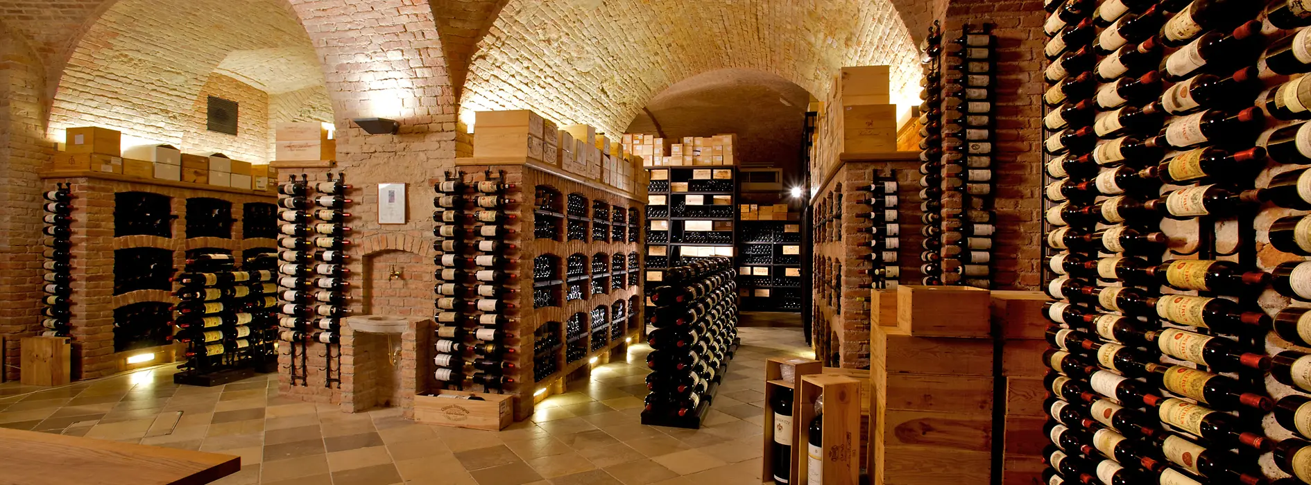 Vine cellar at Palais Coburg