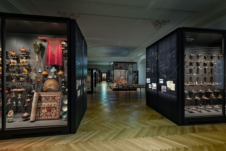 Pohled do výstavního sálu Muzeománie