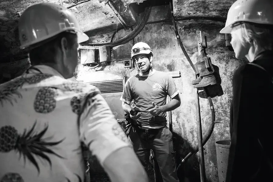 Sewer worker in Vienna's sewer system