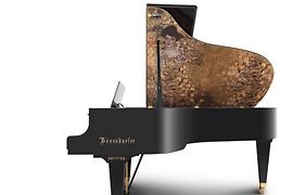 グスタフ・クリムトの「アデーレ・ブロッホ＝バウアーの肖像」が描かれたベーゼンドルファーのピアノ