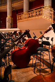 Instrumenty muzyczne w Wiedeńskiej Sali Koncertowej (Wiener Konzerthaus)