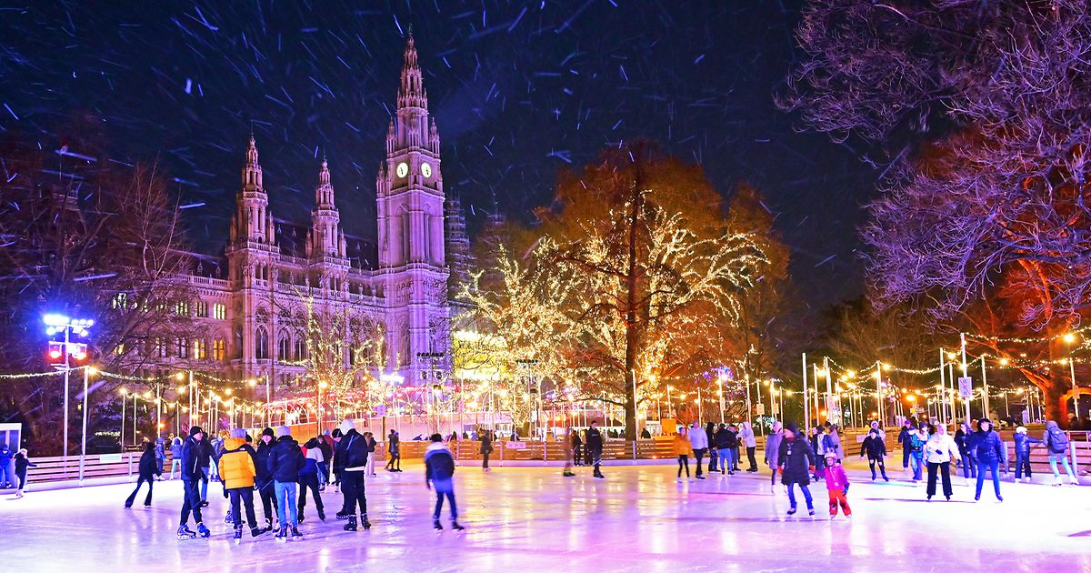 Austria Ice Skating Is No Joke — See Vienna's Double-Decker Skating Rink