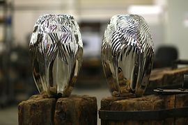 Vasen im Design von Zaha Hadid für die Wiener Silber Manufactur