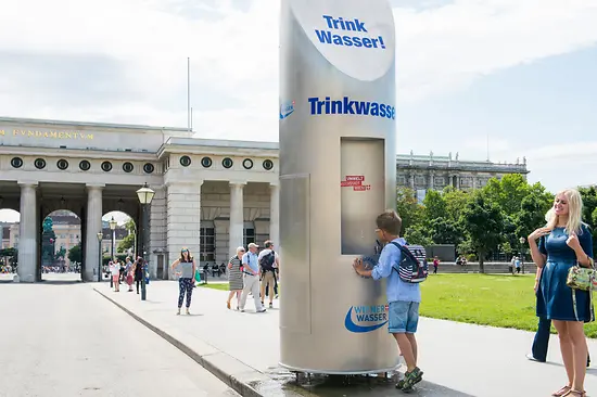 Cişmelele de pe Wiener Heldenplatz