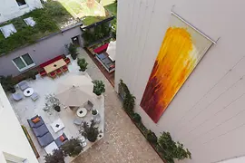 Patio from above