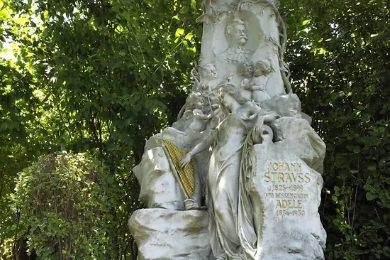 Strauss’ grave at the Central Cemetery