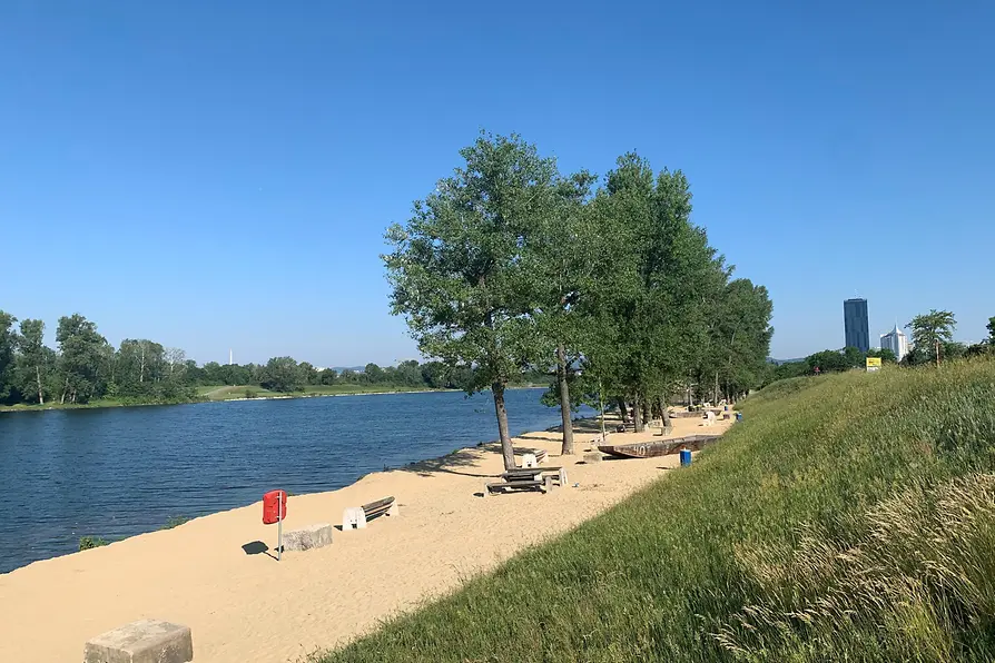 Badeplatz an der Neuen Donau
