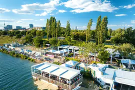 Vienna City Beach Club beach bar