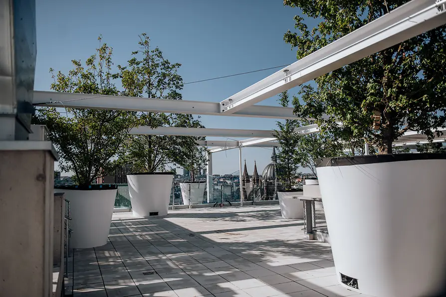Ikea Westbahnhof, rooftop