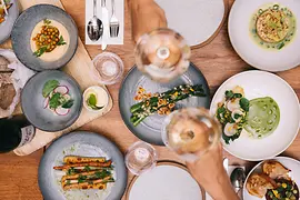 Essen auf Teller 
