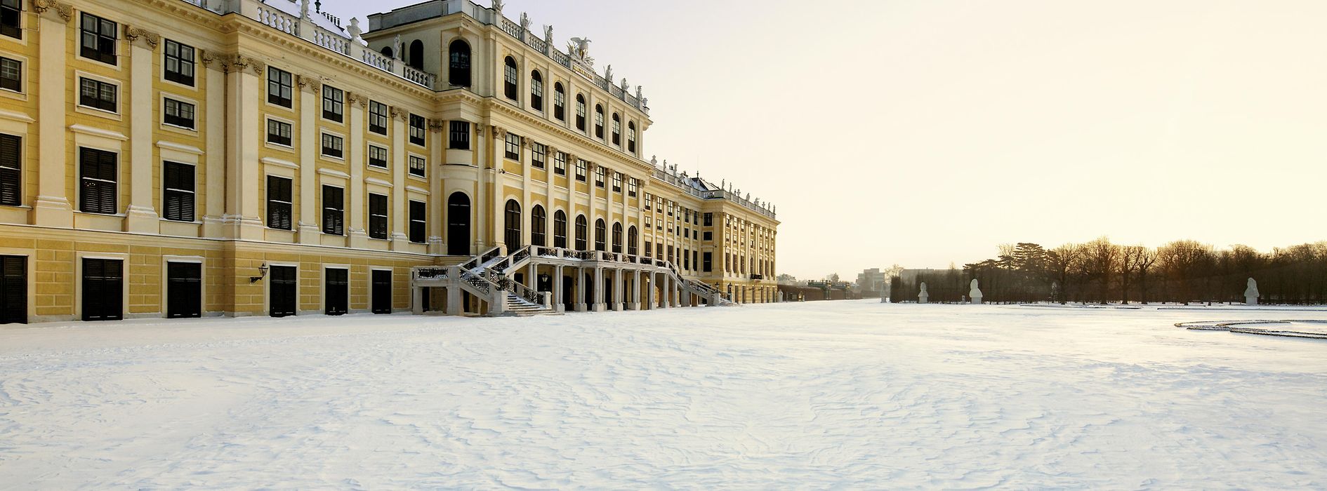 Schloss Schönbrunn im Winter