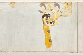 Gustav Klimt, Beethovenfries, Detail rechte Wand, Secession