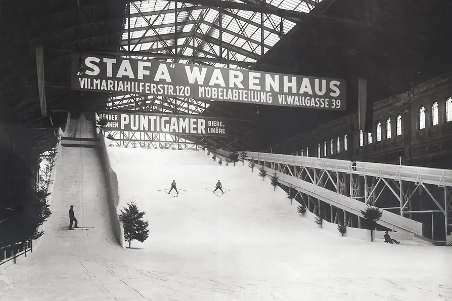 Skihalle in Wien, 1927